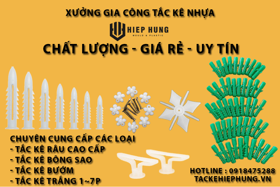 Chuyên cung cấp tắc kê nhựa các loại