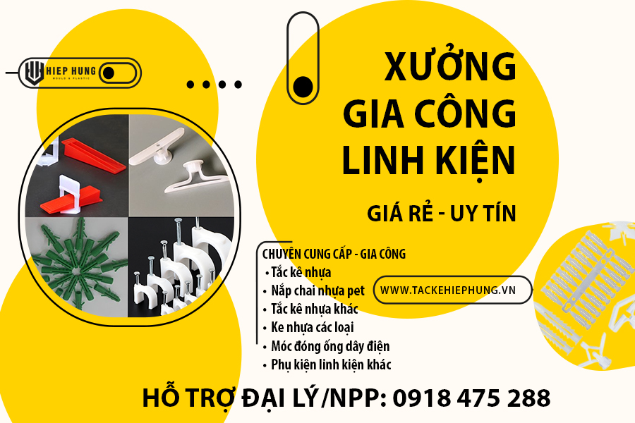 Xưởng sỉ linh kiện nhựa giá tốt